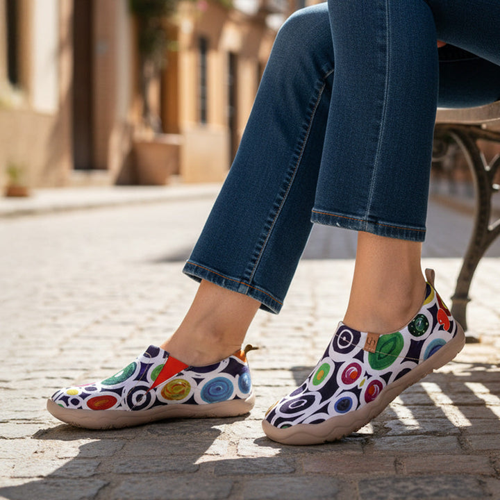Van Gogh Sunflowers V1 Malaga Slipper Women