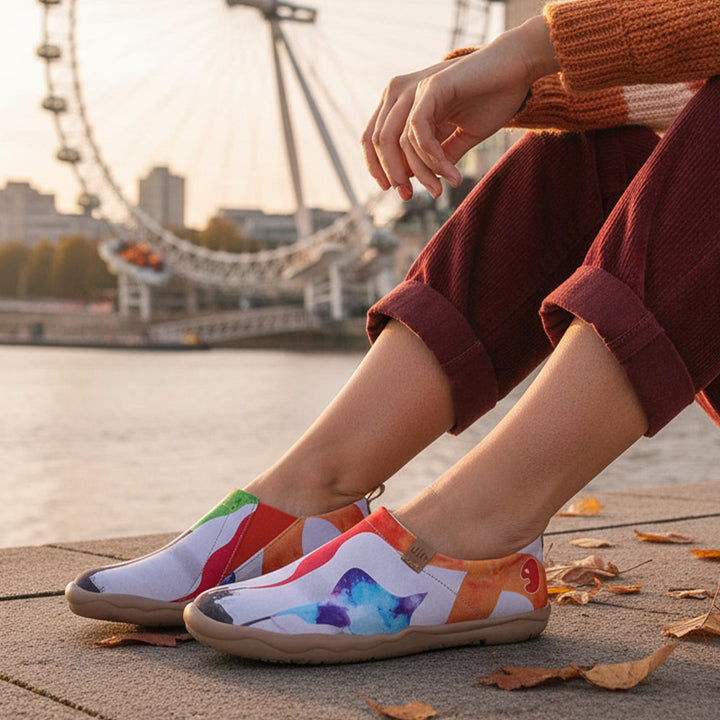 Van Gogh Sunflowers V1 Malaga Slipper Women