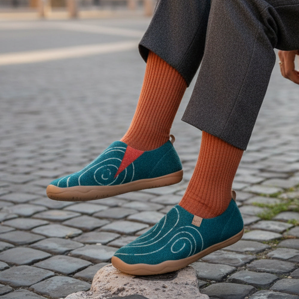 Van Gogh Sunflowers V1 Malaga Slipper Women