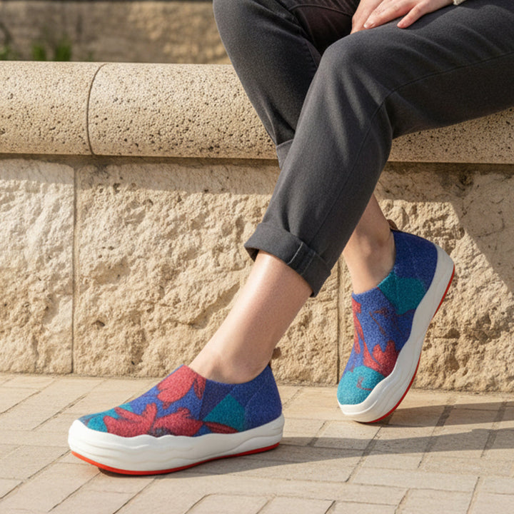 Van Gogh Sunflowers V1 Malaga Slipper Women