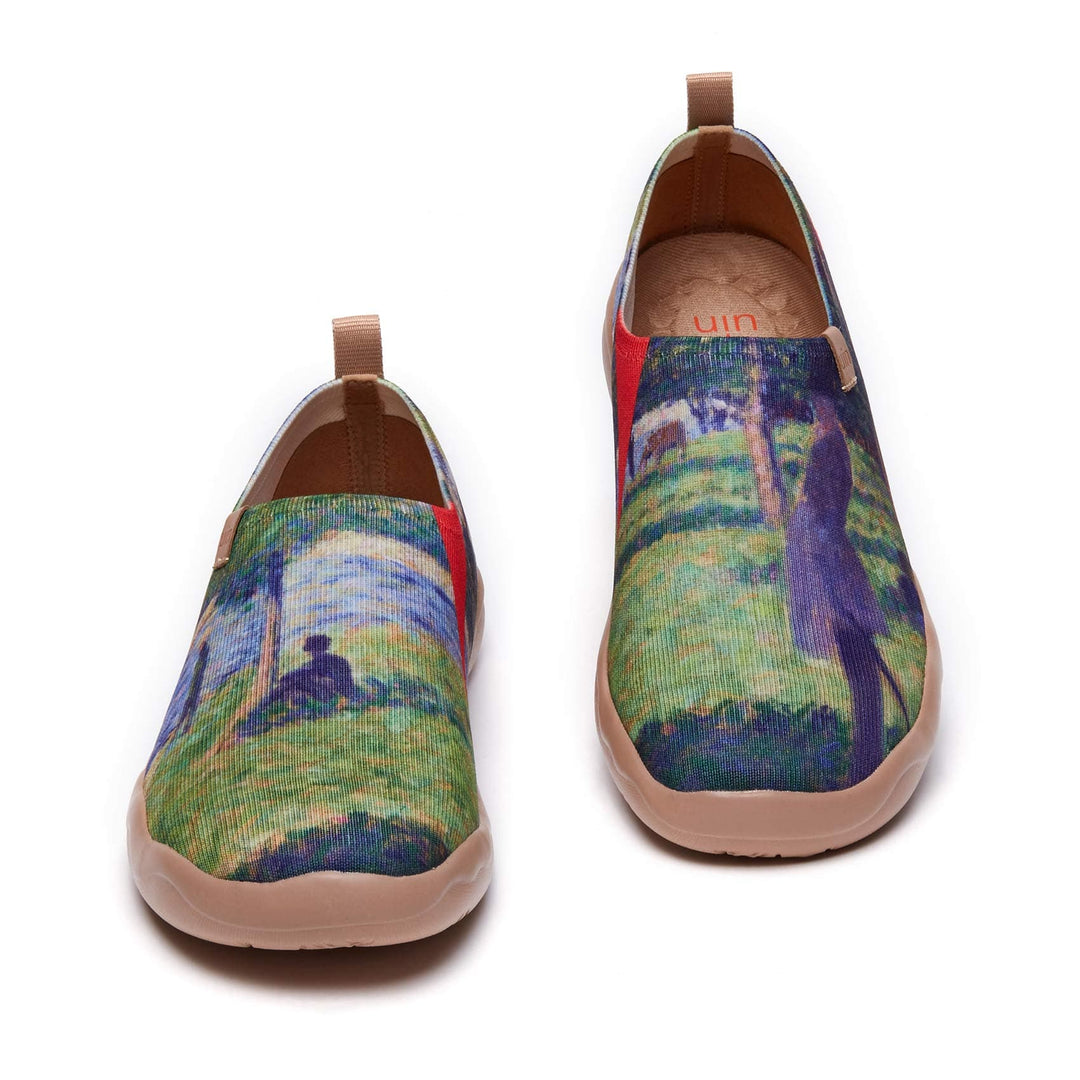 UIN Footwear Men Georges Seurat Study for 'La Grande Jatte???????????????????????????????????????????????????????????????????????????????????????????????????????????????????????????????????????????????????????????????????Men Canvas loafers