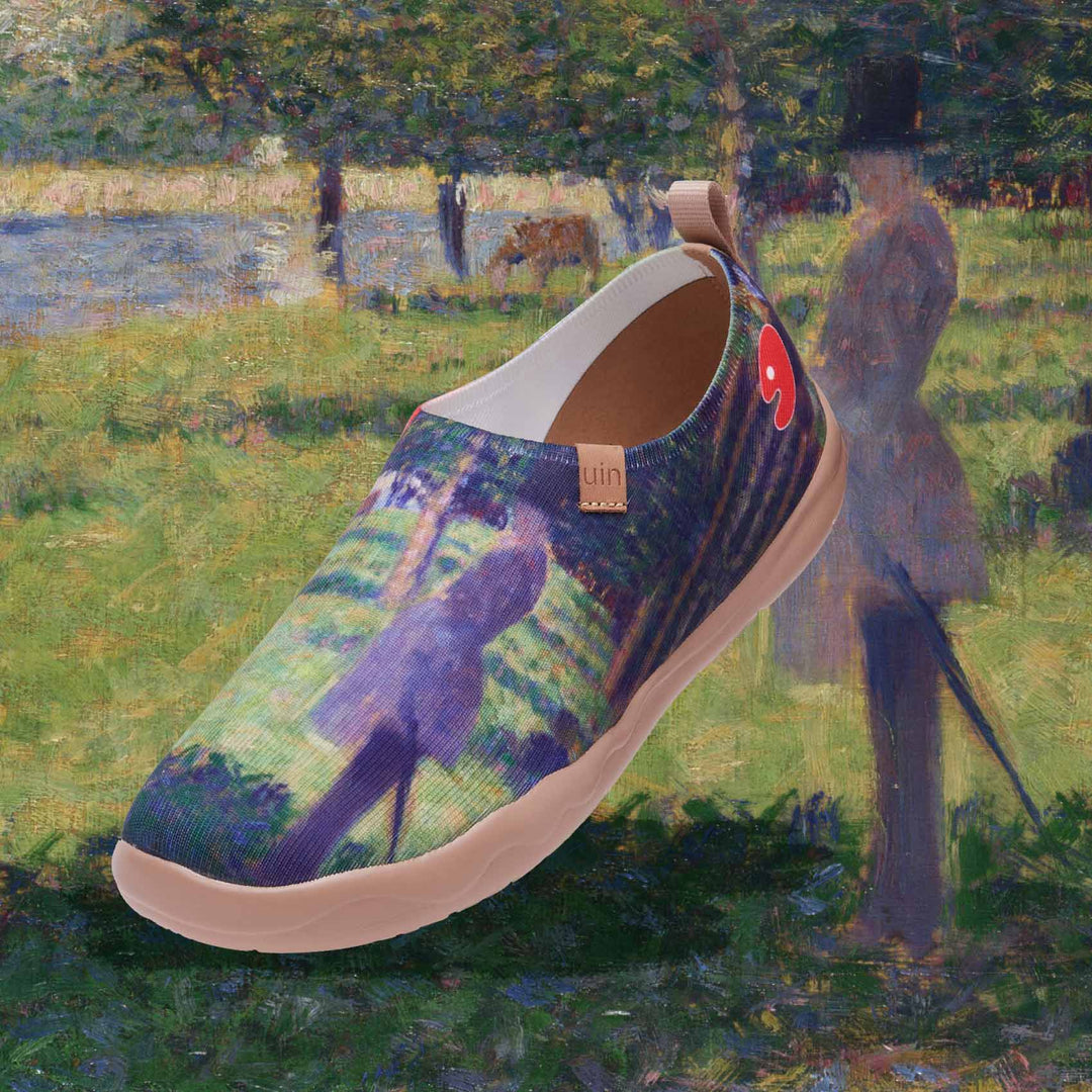 UIN Footwear Men Georges Seurat Study for 'La Grande Jatte???????????????????????????????????????????????????????????????????????????????????????????????????????????????????????????????????????????????????????????????????Men Canvas loafers