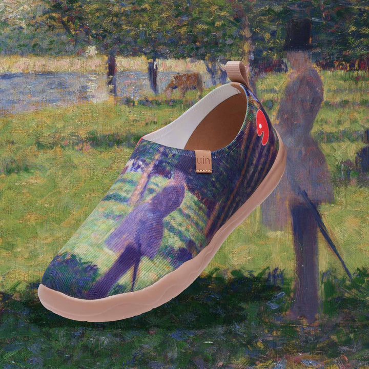 UIN Footwear Men Georges Seurat Study for 'La Grande Jatte???????????????????????????????????????????????????????????????????????????????????????????????????????????????????????????????????????????????????????????????????Men Canvas loafers