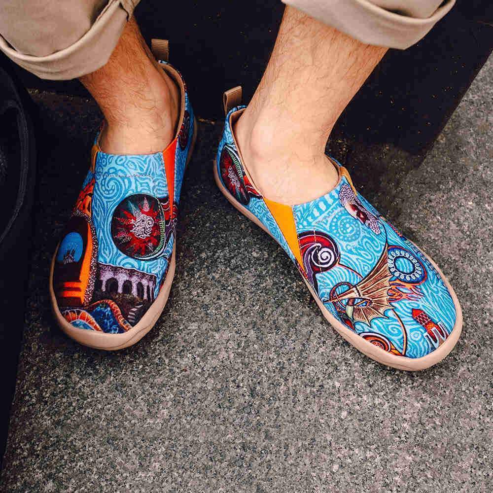 UIN Footwear Men OH MY GAUD?????????????????????????????????????????????????????????????????????????????????????????????????????????????????????????????????????????????????????????????????? Canvas loafers