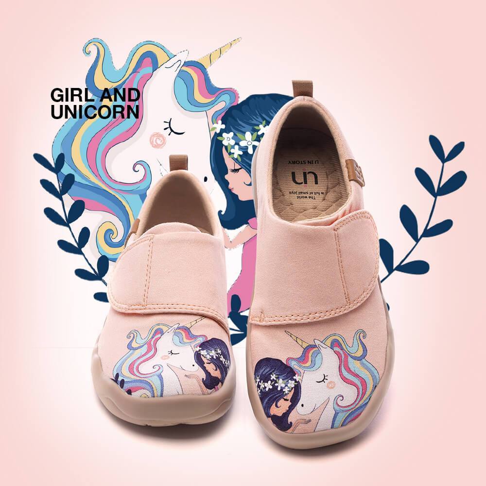 GIRL AND UNICORN Canvas Kid