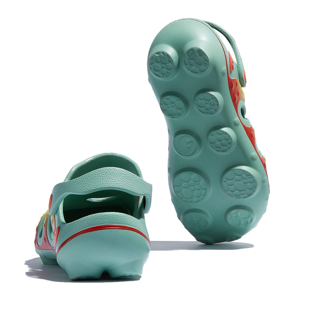 Green Fire Octopus I Men