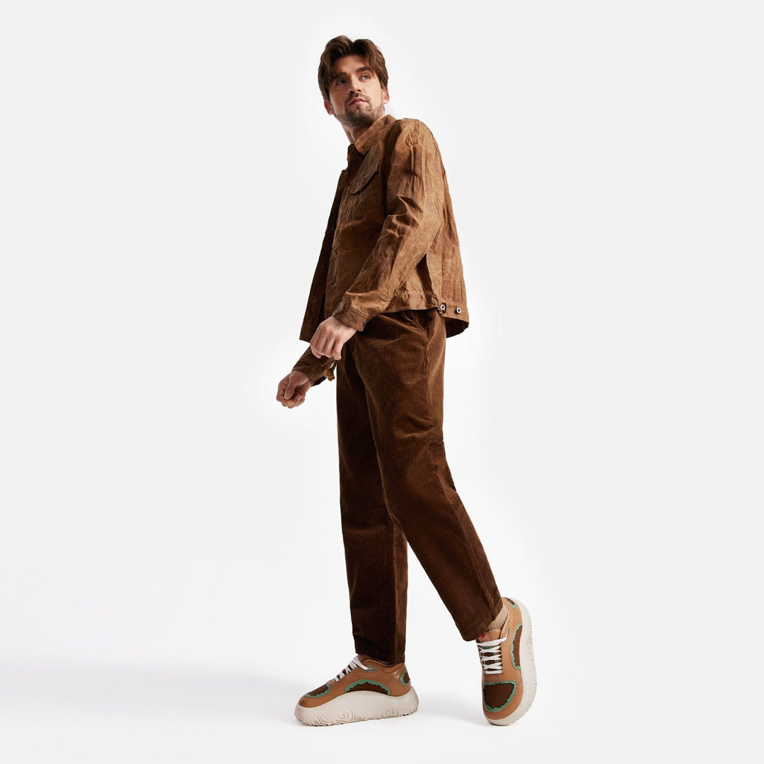 Oak Brown White Vigo V Men