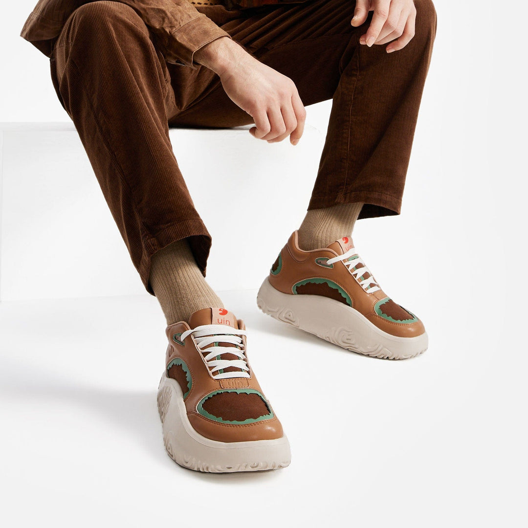 Oak Brown White Vigo V Men