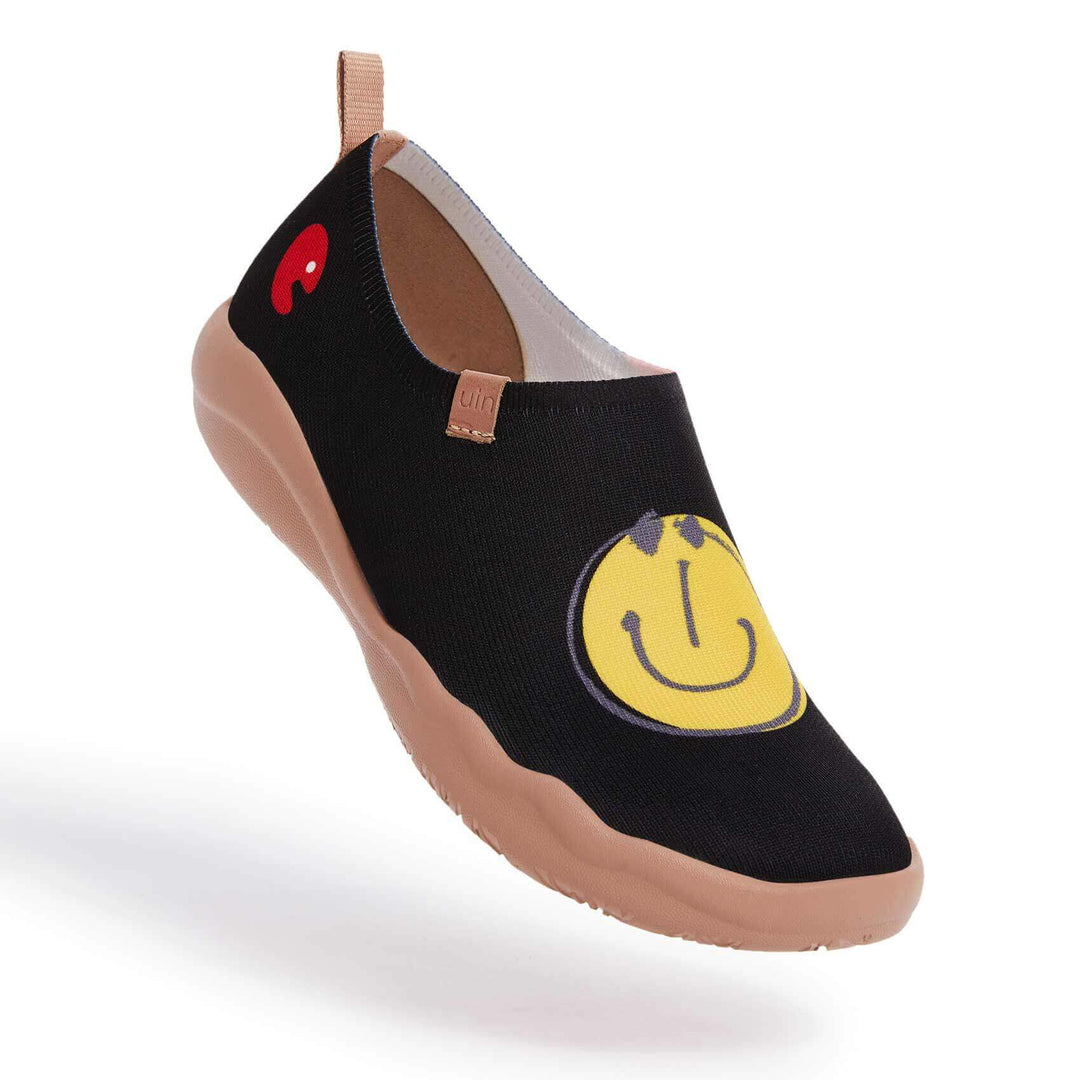 Smiley Black Knitted Men