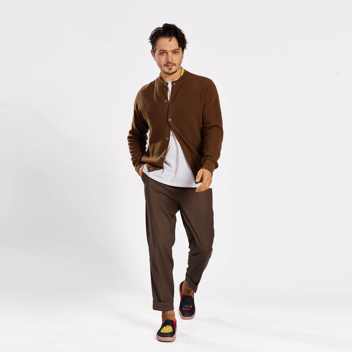 Smiley Black Knitted Men