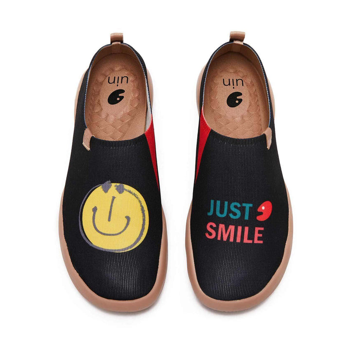 Smiley Black Knitted Men