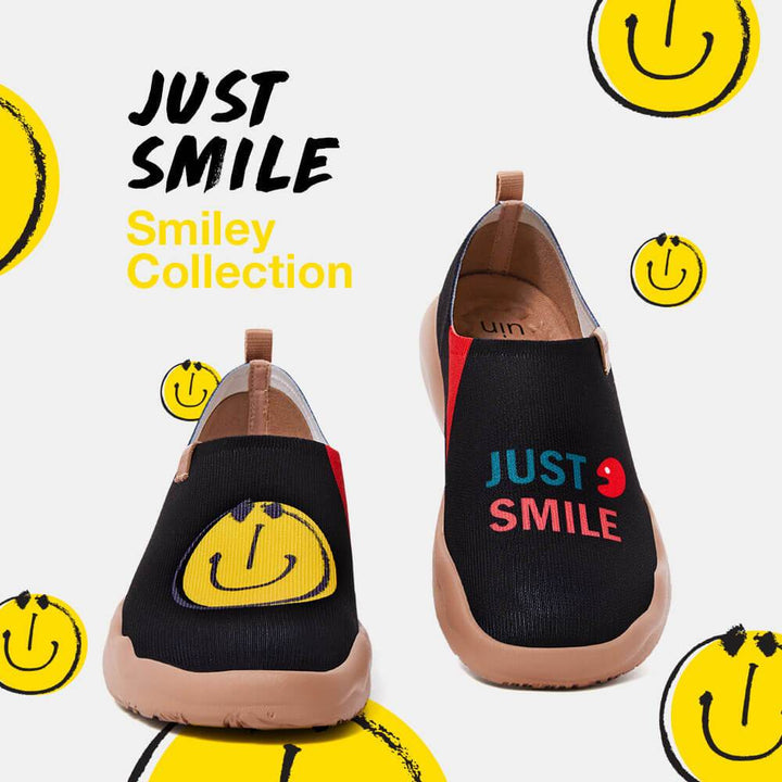 Smiley Black Knitted Men