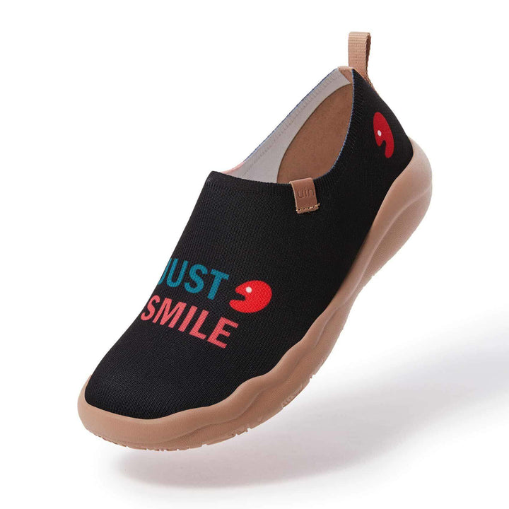Smiley Black Knitted Men