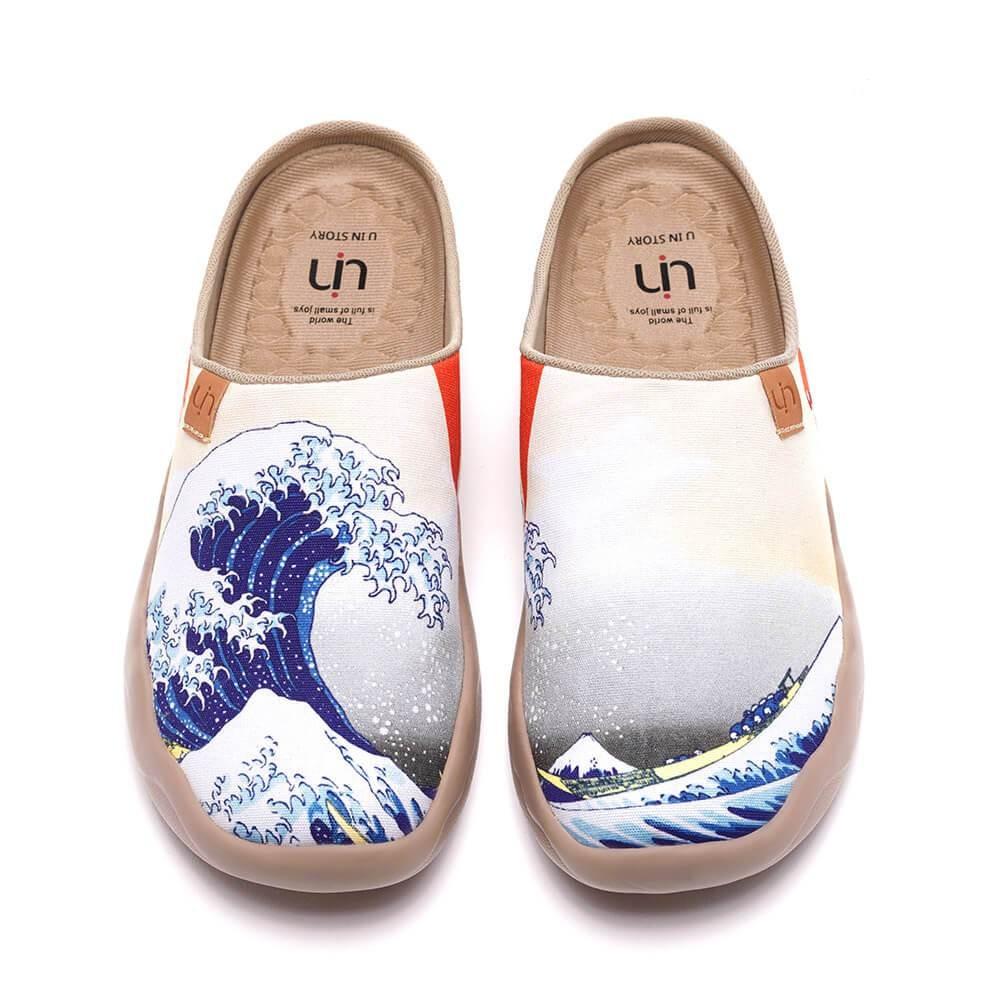 Great Wave off Kanagawa Slipper