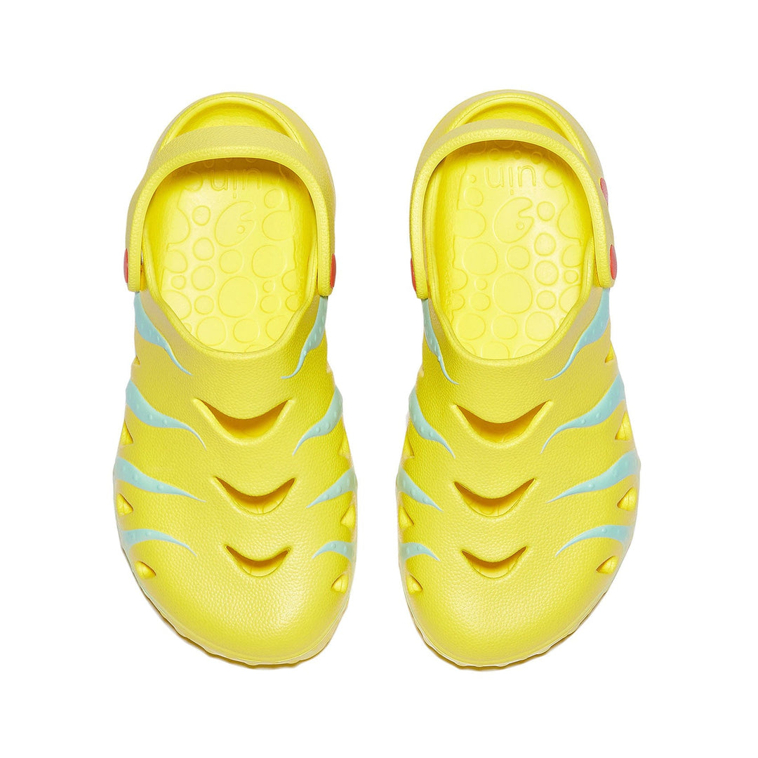 Yellow & Glass Blue Octopus I Women