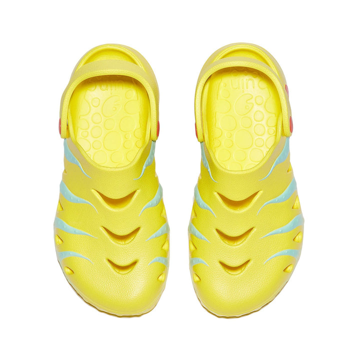 Yellow & Glass Blue Octopus I Women