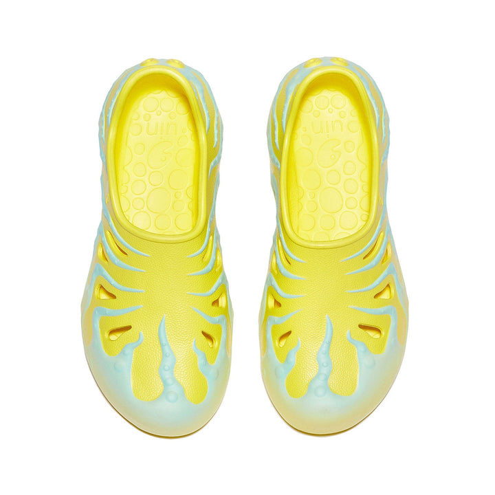 Yellow & Glass Blue Octopus II Women