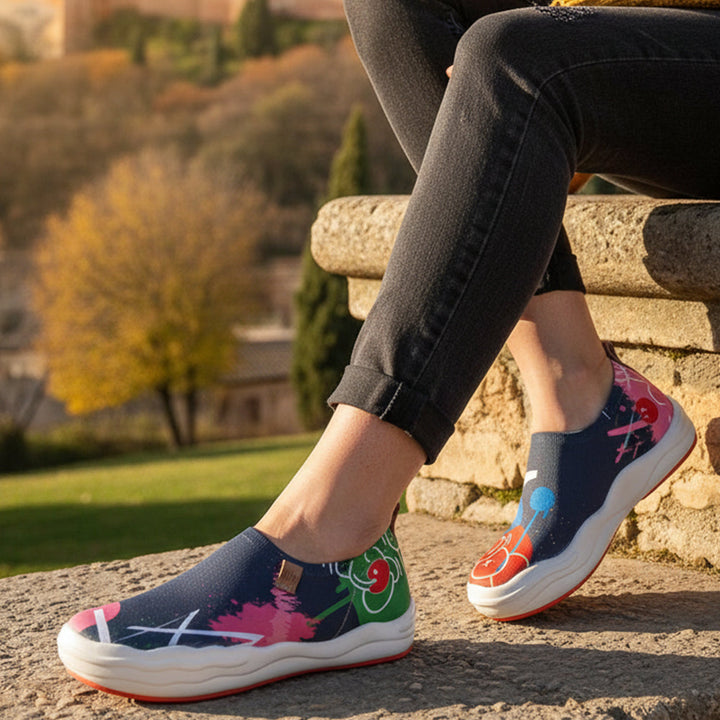 Van Gogh Sunflowers V1 Malaga Slipper Women