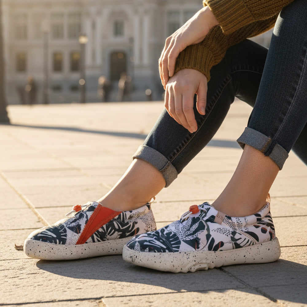 Van Gogh Sunflowers V1 Malaga Slipper Women